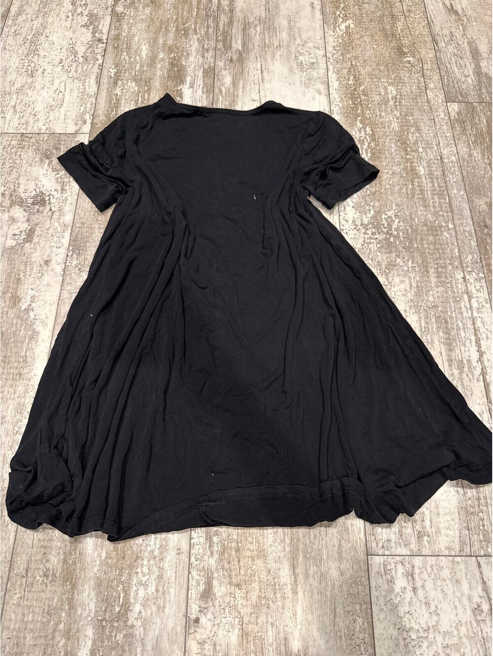 Brandy Melville Black Oversized Swing Tunic Tee